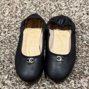 Girl’s Sam Edelman Chic Black Kids Ballet Flats